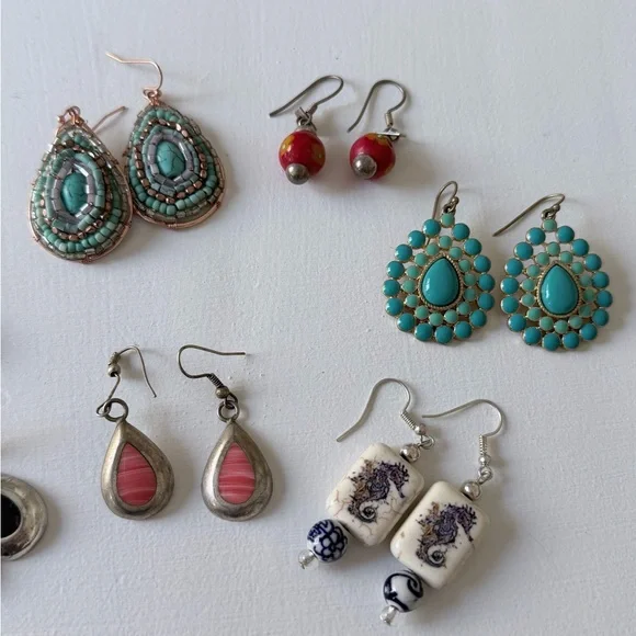 Beach Inspired  Multi-Color Earring Set - Picture 3 of 5